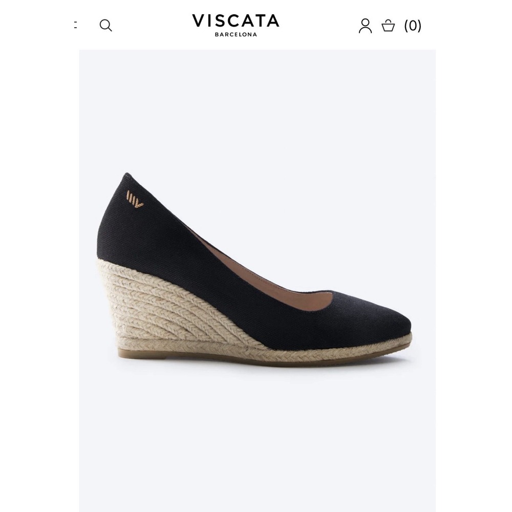 Viscata Barcelona Women's Rose U Cut Espadrille Wedges EU 41 US 10